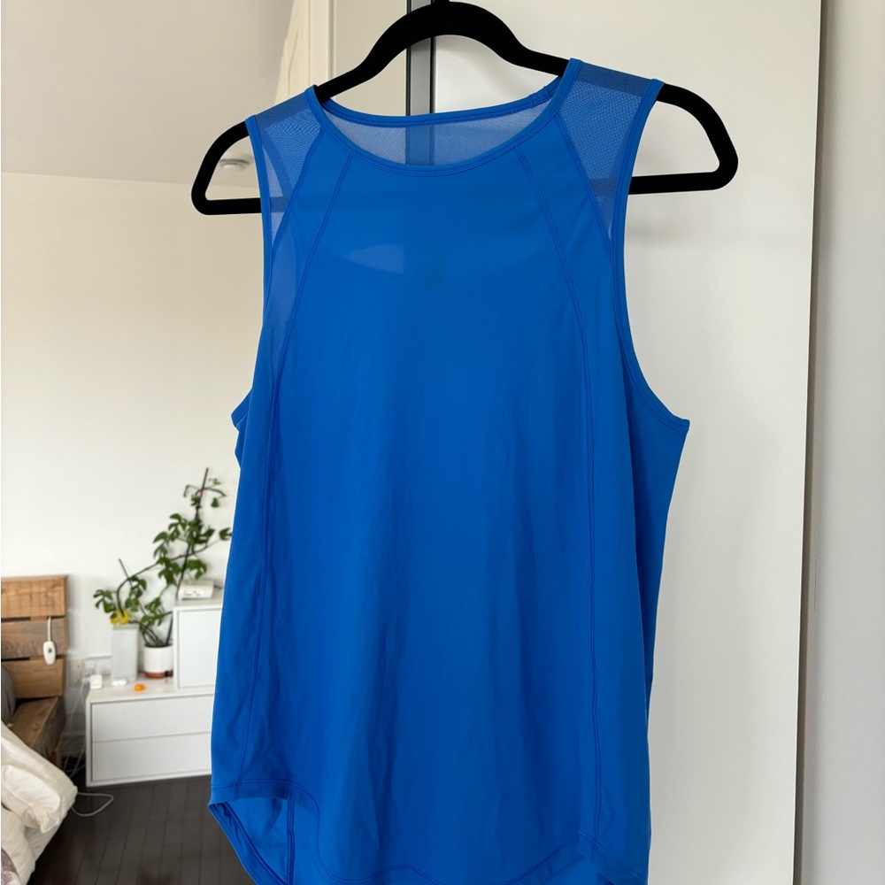 Sculpt tank lululemon 8 cerulean blue